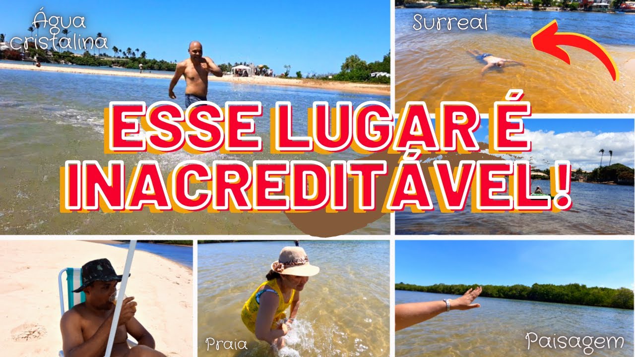 CONHECEMOS UM PARAÍSO: BARRA DO JACUÍPE - LITORAL NORTE DA BAHIA