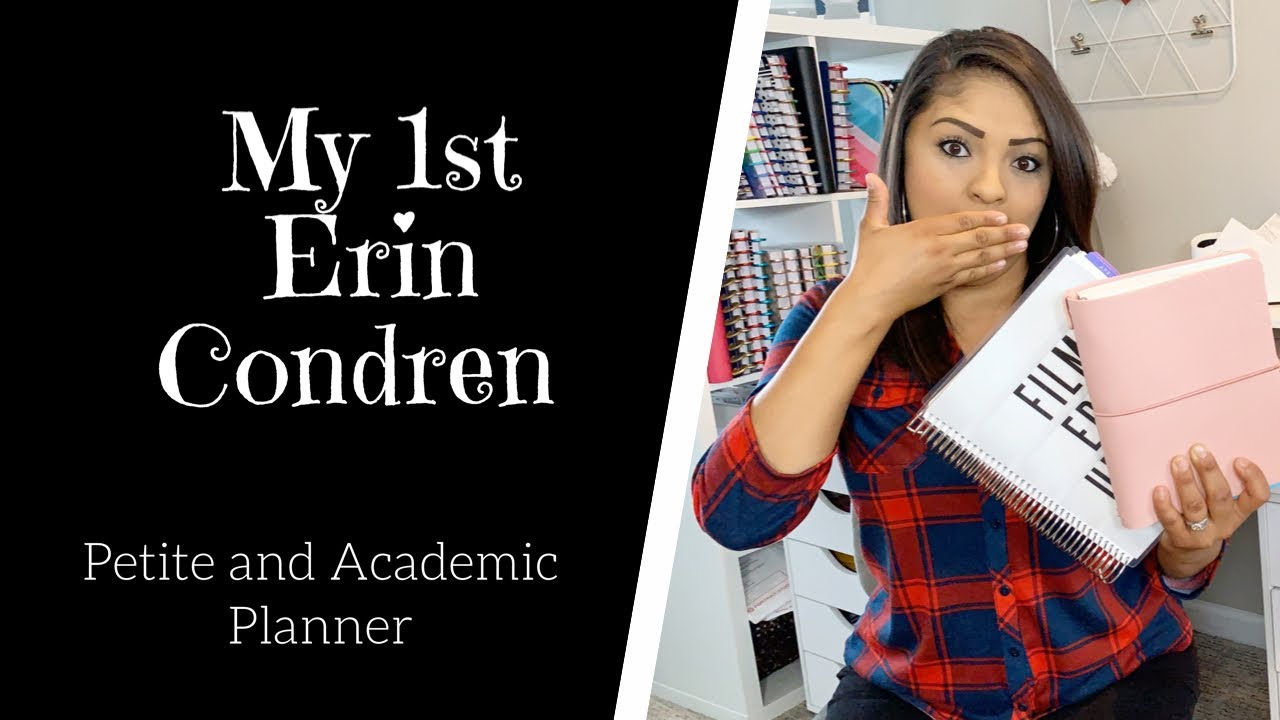My FIRST ever Erin Condren Unboxing | Erin Condren Petite Planner | Erin Condren Academic Planner