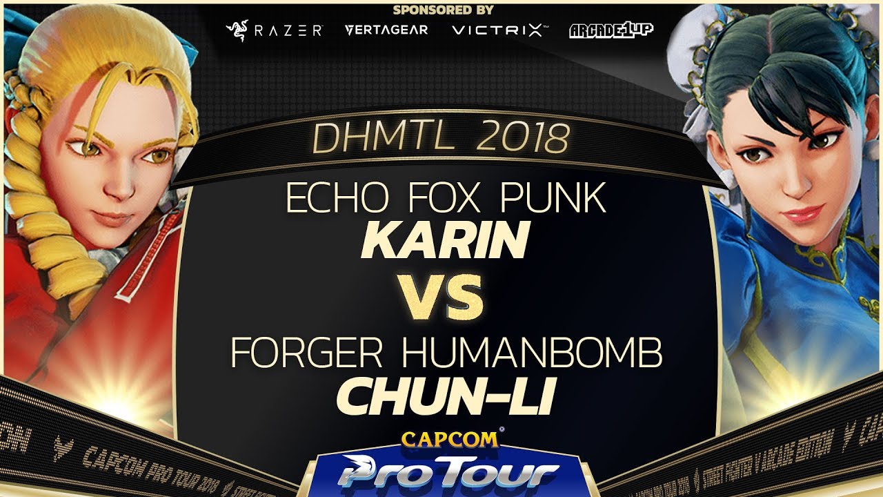Echo Fox Punk (Karin) vs Forger Humanbomb (Chun-Li) - DH Montreal 2018 Pools - SFV - CPT 2018