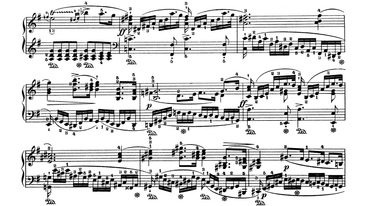 Weber - Piano Sonata No. 4 in E minor, op. 70 (Audio+Sheet) [Cherkassky]