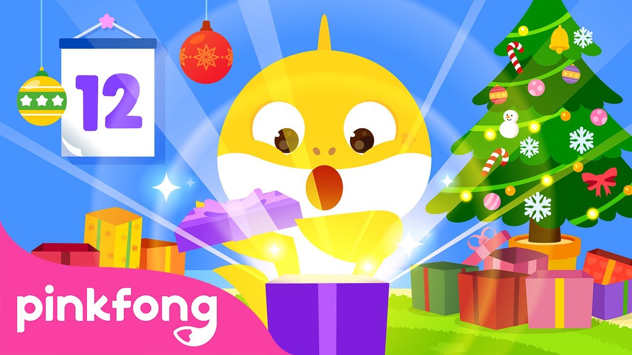 12 Días de Navidad de Tiburón Bebé🎄 | Villancicos | Canciones de Navidad | Pinkfong