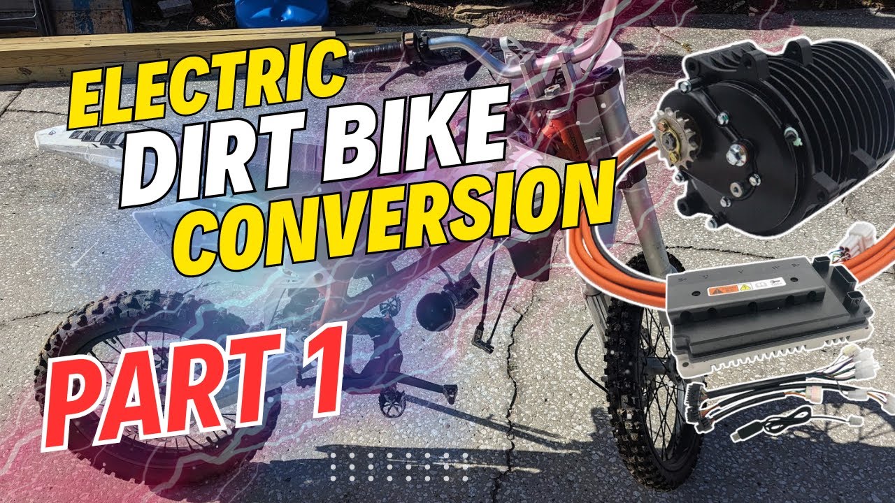Tear Down! Electric Dirt Bike Build Conversion! Part1! QS120 V3 #QSmotor #ebike #diy #EV QS138 QS90