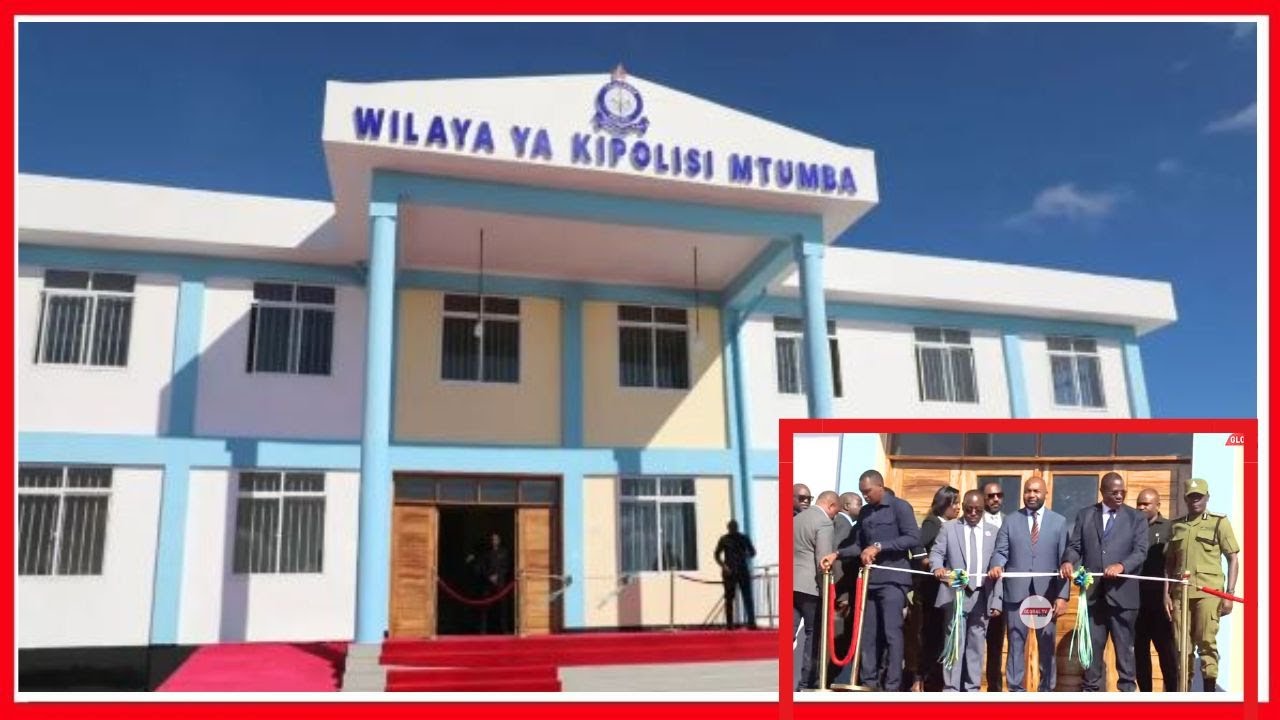 MAKAMU wa RAIS MPANGO ALIVYOZINDUA KITUO KIKUBWA KIPYA cha POLISI DODOMA CHENYE GHOROFA...