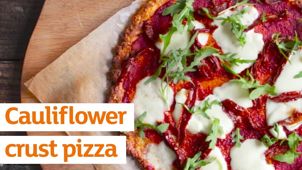 Gluten-free cauliflower crust pizza | Recipe | Sainsbury's
