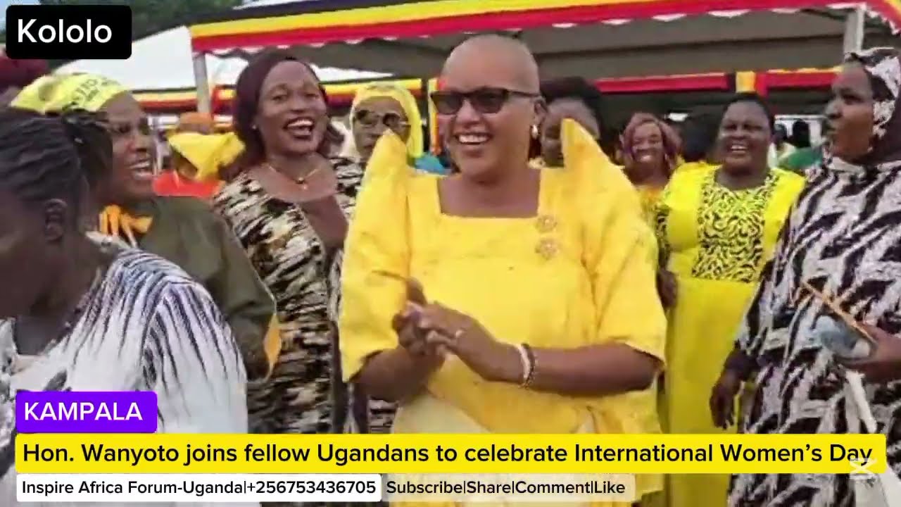 Hon. Wanyoto joins fellow Ugandans to celebrate International Women’s Day celebrations in Kampala 