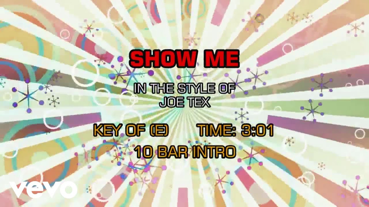 Joe Tex - Show Me (Karaoke)