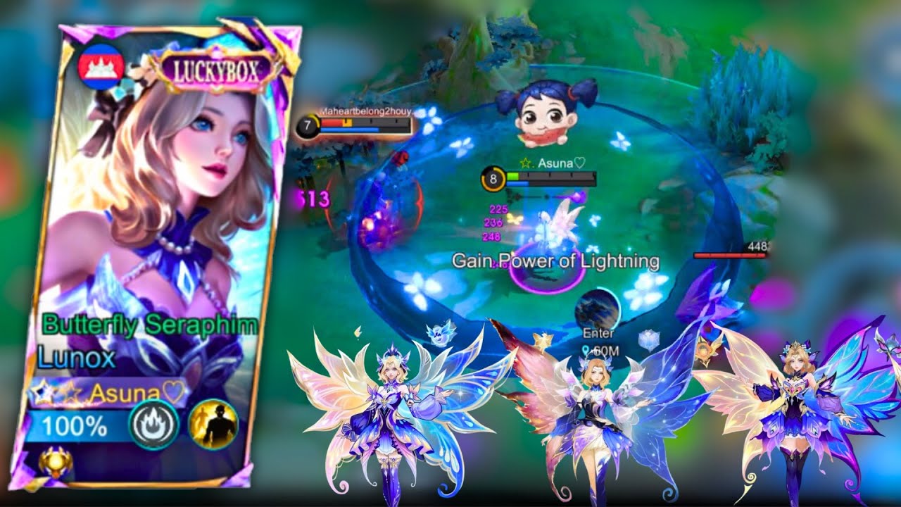 PICKED LUNOX LUCKY BOX SKIN BEFORE REVAMPED | LUNOX GAMEPLAY
