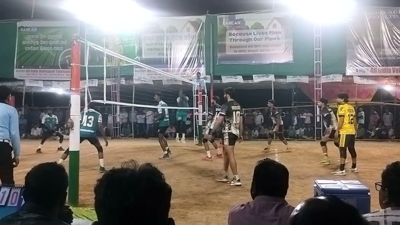 Andhra police vs Jabalpur railway final set All India volleyball tournament Dunguripali2026 