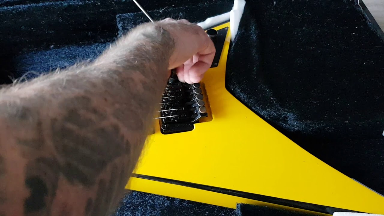 Unboxing a 1990 Jackson Rhoads professional Pro