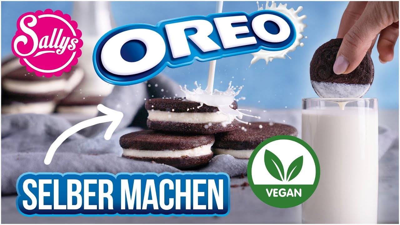 Oreo Kekse selber machen / Schmecksperiment #2 / Vegane Variante / Sallys Welt #WirBleibenZuhause