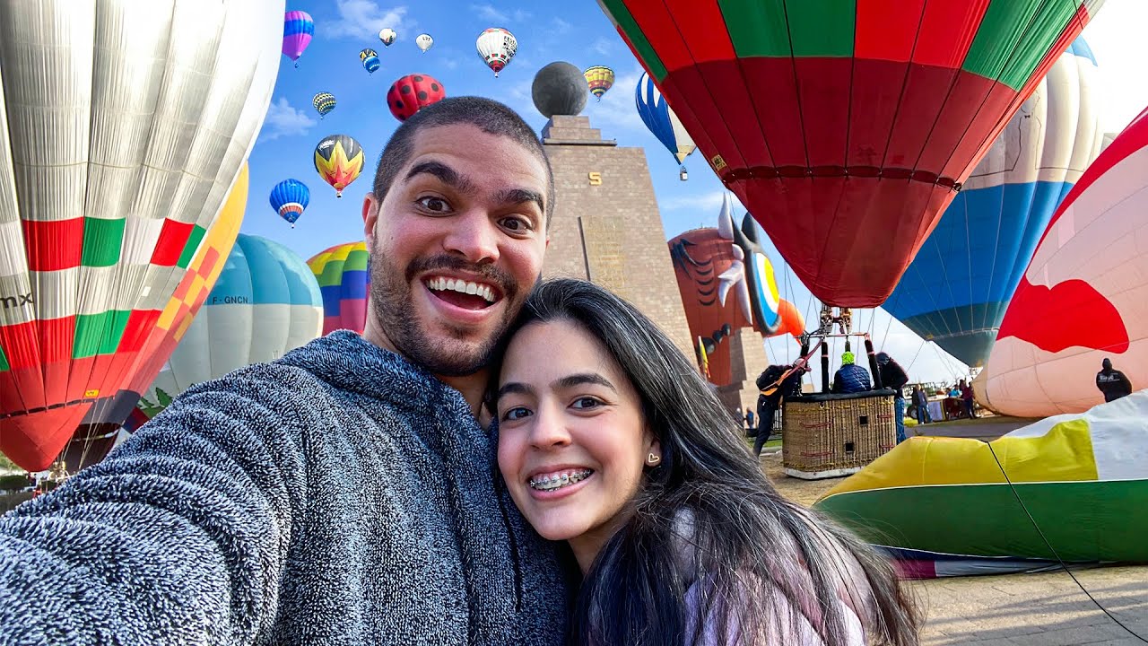 Sobrevolando la MITAD DEL MUNDO en Globos Aerostáticos ¡Primera vez en Sudamérica!