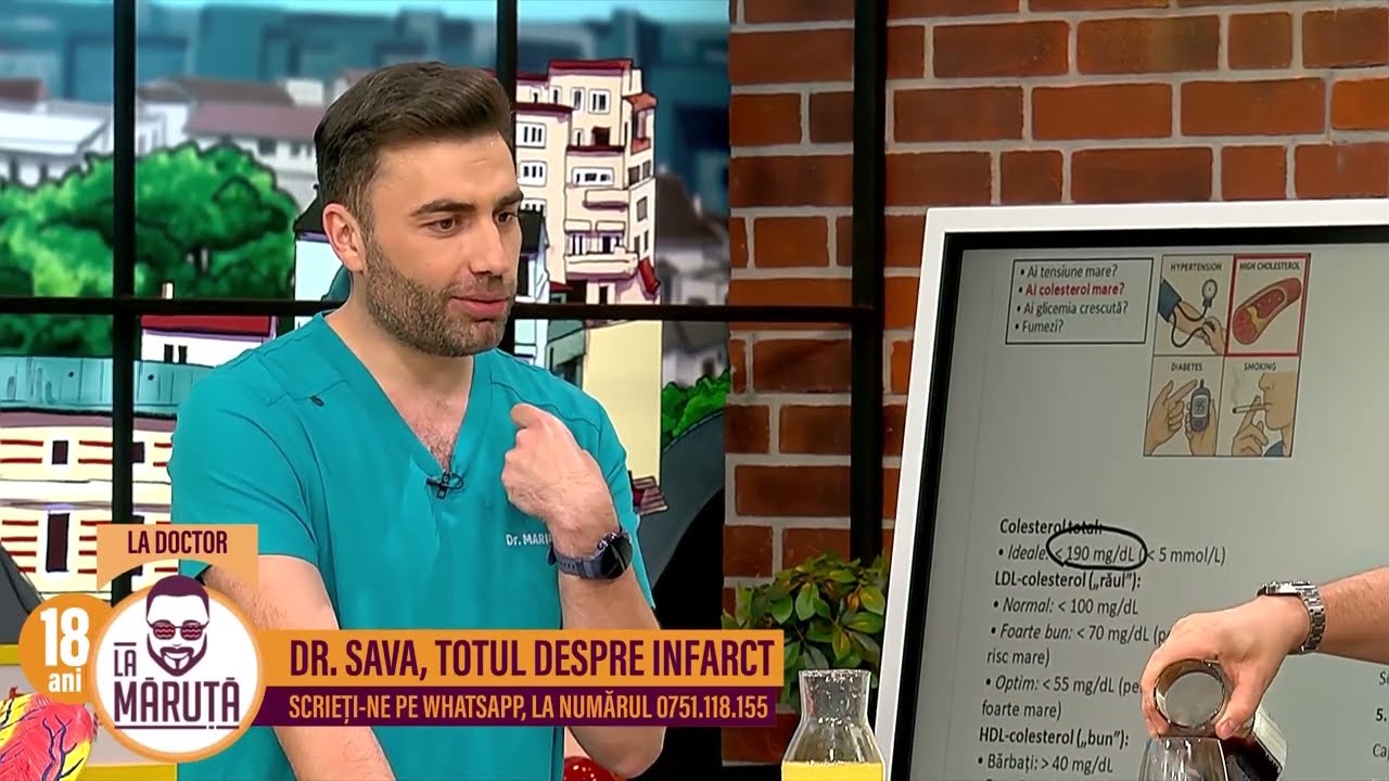 Dr. Sava, totul despre infarct