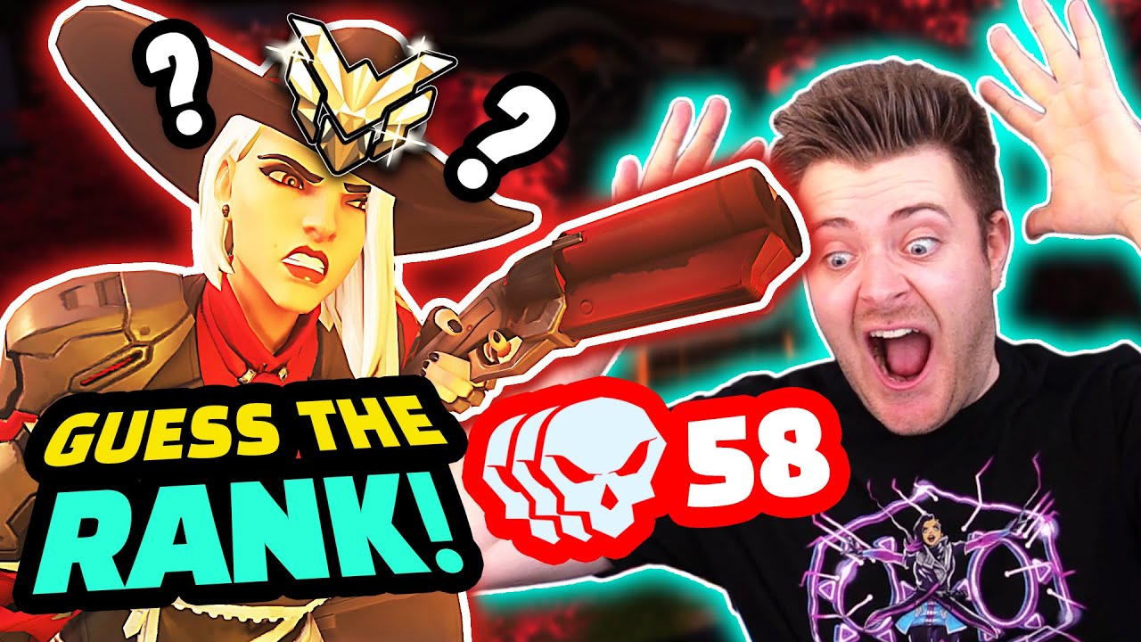 58 Kills HARD Carry?! | Overwatch GUESS THE RANK!