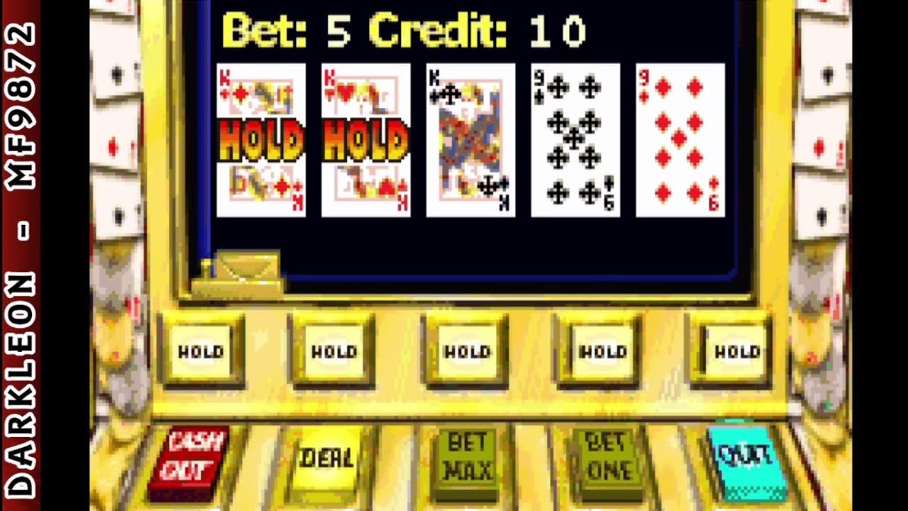 Game Boy Advance - Golden Nugget Casino © 2004 Majesco - Gameplay