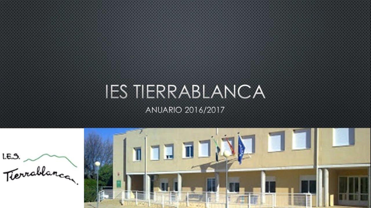 Anuario IES tierrablanca 2016-17