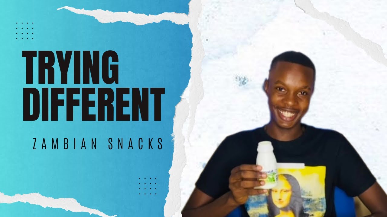 Trying Different Zambian Snacks |Caleb SNT