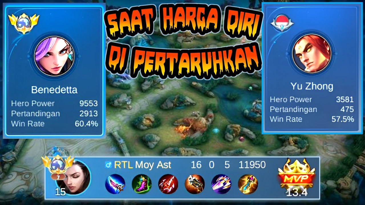 TIPS BENEDETTA VS YU ZHONG EXP LANE❗GAMEPLAY BENEDETTA AGGRESSIVE K1LLER ~ MLBB