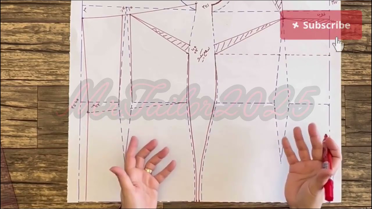 آموزش قدم به قدم رسم الگوی دکلته | مخصوص مبتدی‌ها تا حرفه‌ای‌ها ✂️✨