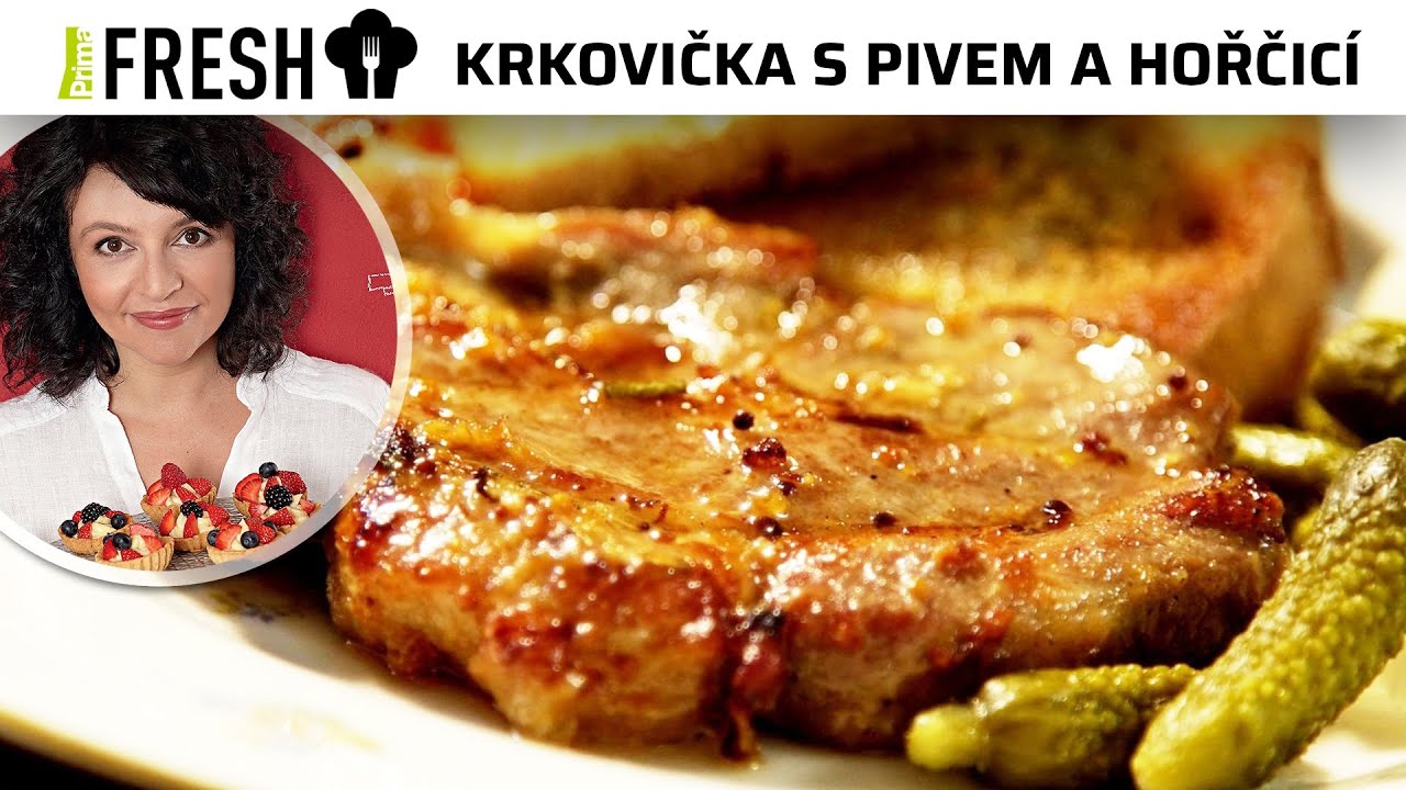 Minutková krkovička s pivem a hořčicí podle Karolíny Kamberské | Rychlá a šťavnatá večeře