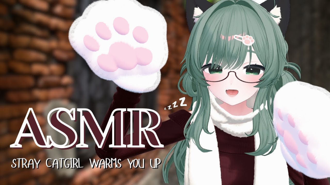 【ASMR RP】Comforted by a Stray Catgirl ♥ Personal Attention & Soft Sounds for Sleep