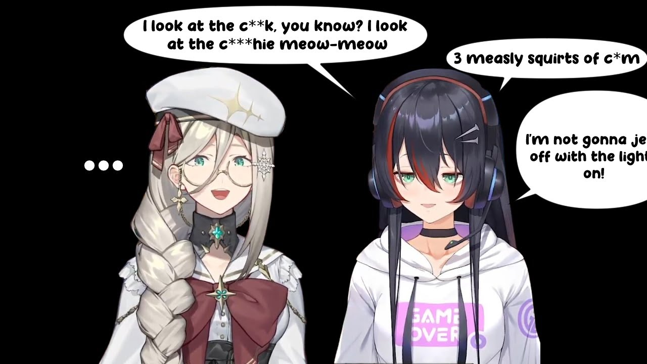 Aia and Mika: Lights on or off? (And watching PomuHub) [Nijisanji EN]