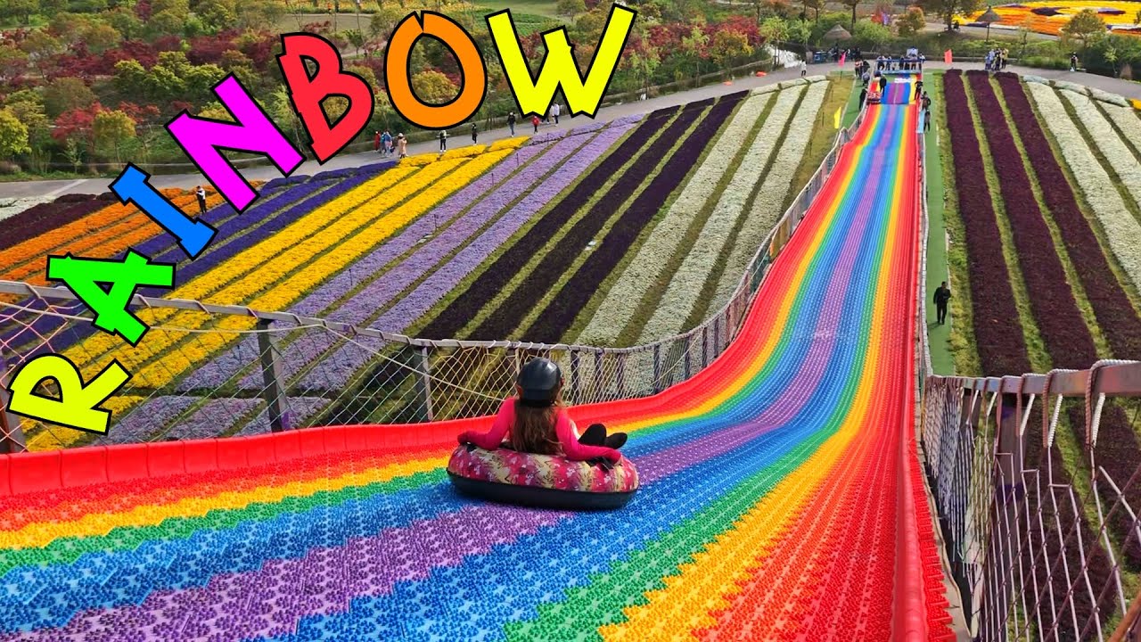 The 200m RAINBOW slide