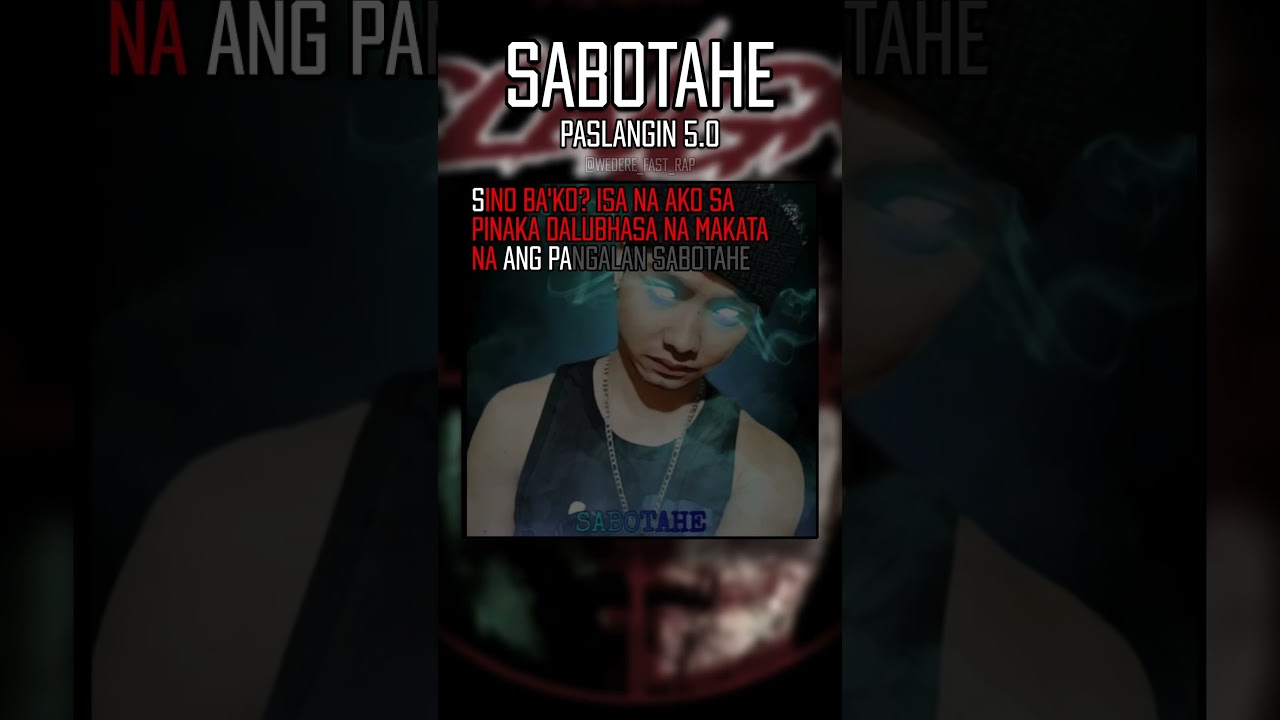 FASTEST RAPPER IN THE WORLD? - Sabotahe 20.70 SPS 