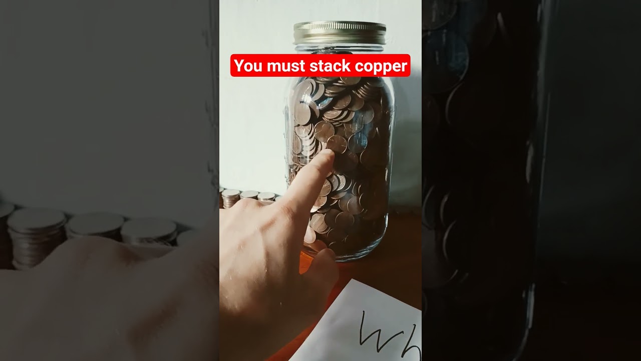 copper stacking 101. #stack #metal #copper