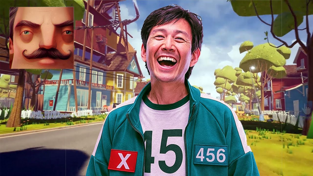 Hello Neighbor - My New Neighbor Squid Game Big Player 456 Seong Gi-hun Act 2 Gameplay Walkthrough