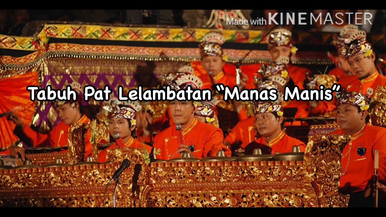 Tabuh Pat Lelambatan “ Manas Manis” Festival Gong Kebyar 1999 Kab. Badung