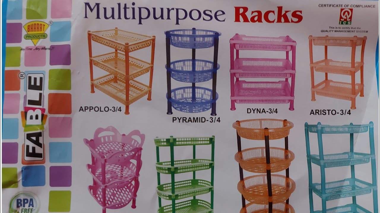 MultiPurpose Kitchen Storage Basket Racks. Best mult purchase Rack  Foldable Rack Unboxing & review