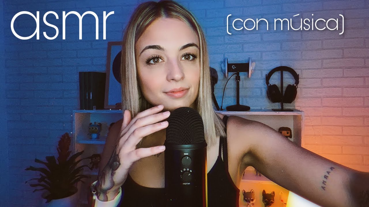ASMR 100 % HAND SOUNDS 🎵 (CON MUSICA DE FONDO) | Asmr para dormir