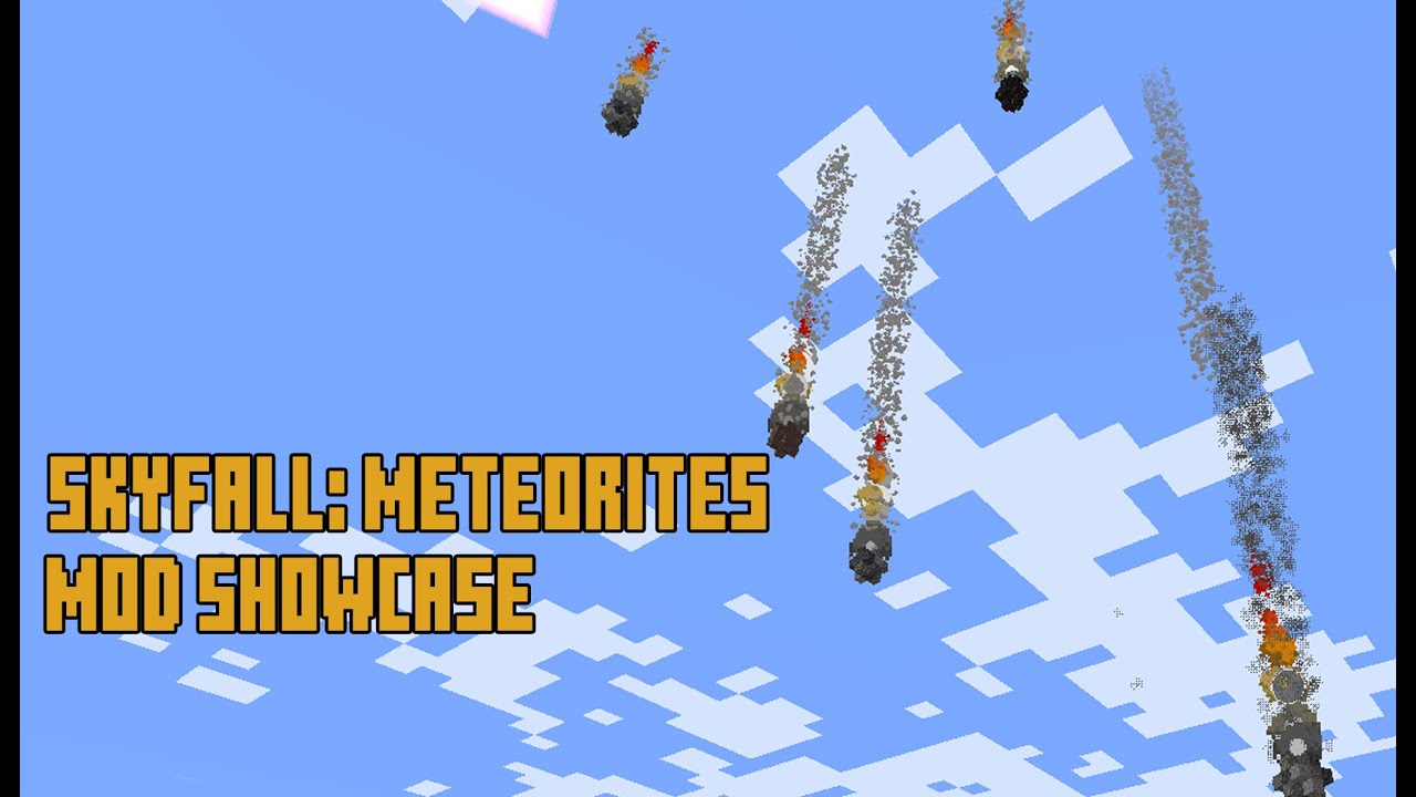 Skyfall: Meteorites mod showcase | Minecraft mod 1.20.1