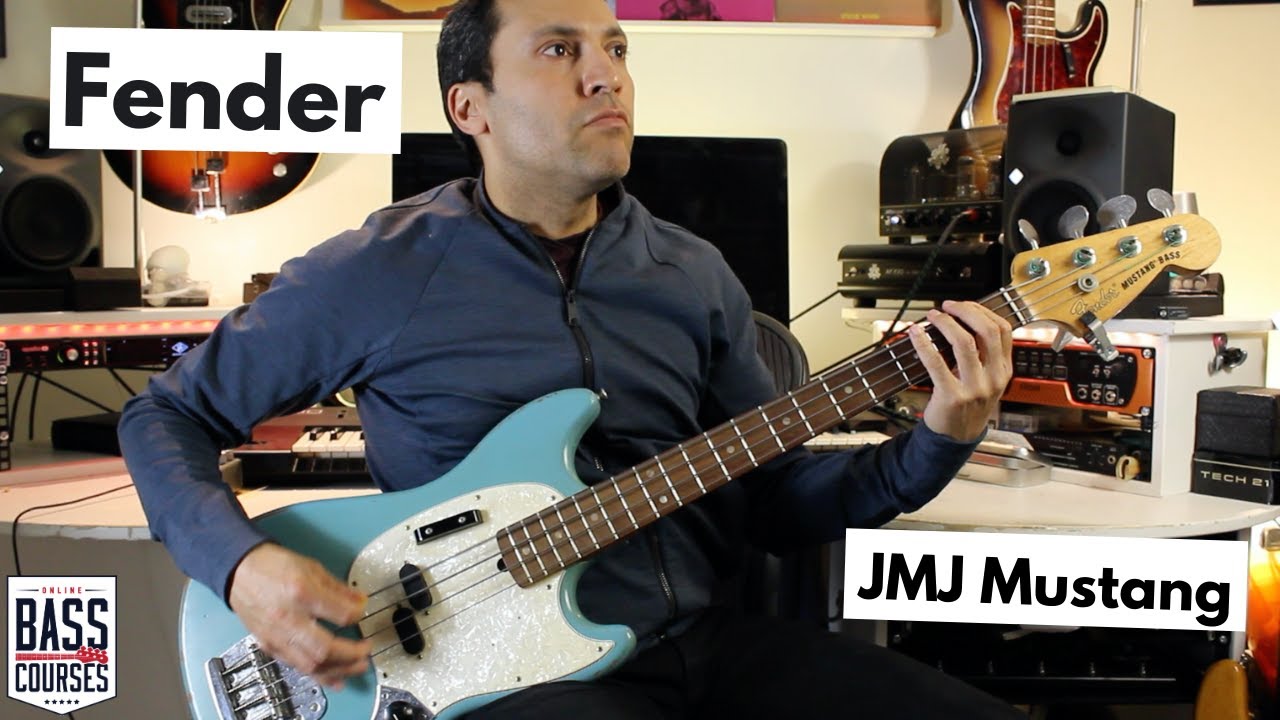 Fender JMJ Road Worn Mustang Bass (Justin Meldal-Johnsen) - Fingers/Plectrum/Slap/Effects