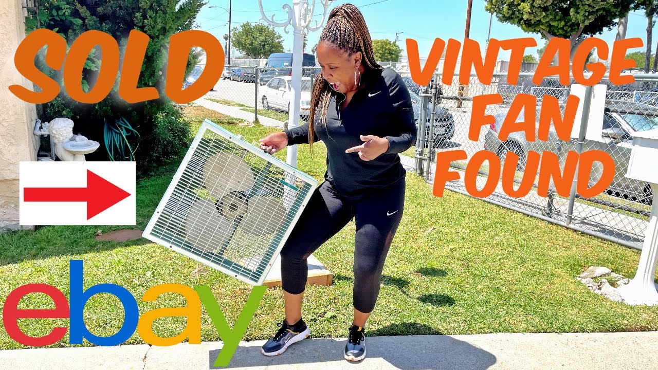 Expensive Vintage Box Fan Found At Estate Sale | Vintage Box Fan Restoration | Turned $2 into $200