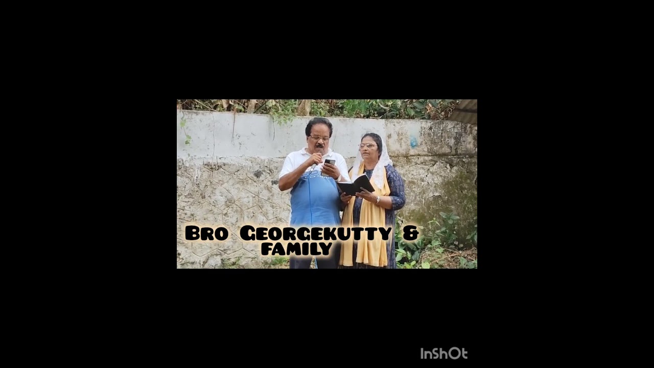 Bro Georgekutty & Sis Ponnamma singing at open air meeting Manjadi on 24/02/26