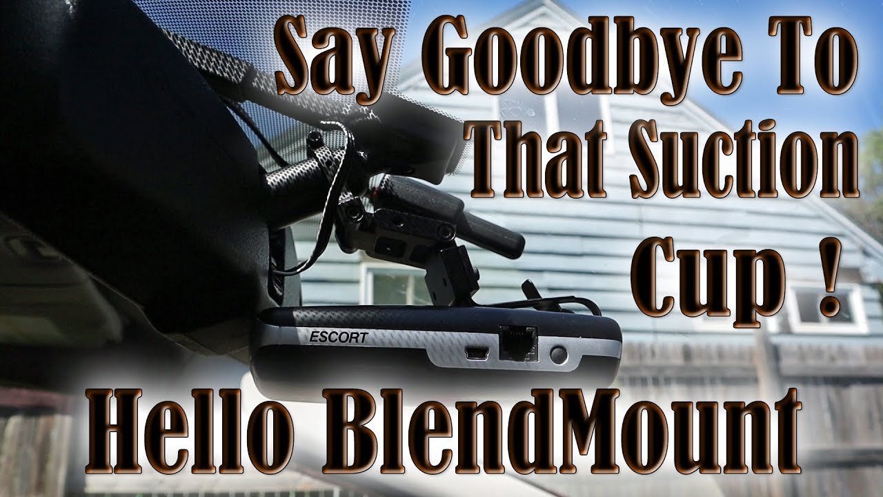 BlendMount For Your Radar Detector. Install and Review Goodbye Suction Cup!