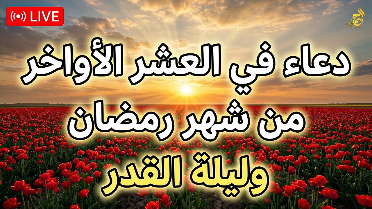دعاء في العشر الاواخر من رمضان | دعاء ليلة القدر | سارعوا بقوله فابواب السماء مفتوحه والدعاء مستجاب