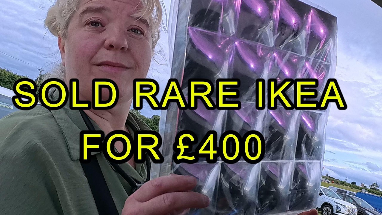 Нашел винтажную лампу IKEA за &pound;400 на барахолке в Леббестоне и Уитби
