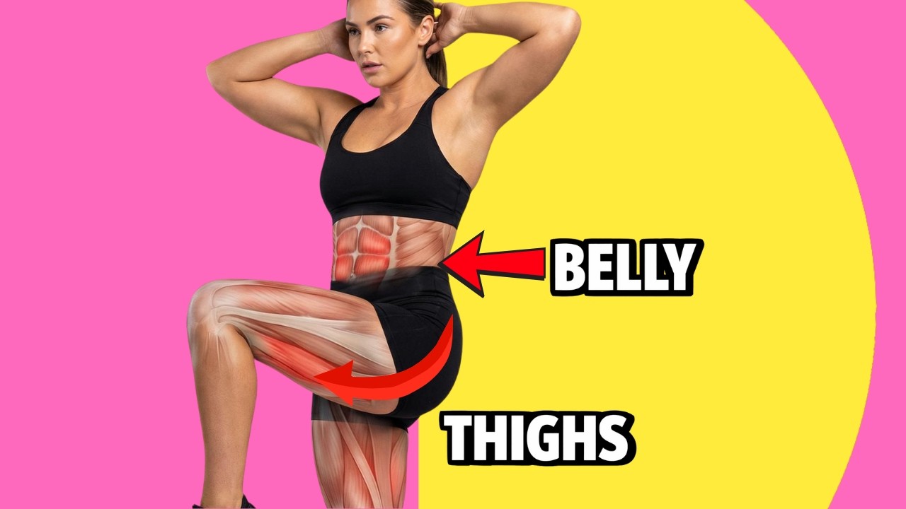 10 Min Standing Belly & Thigh Melt (No Floor)