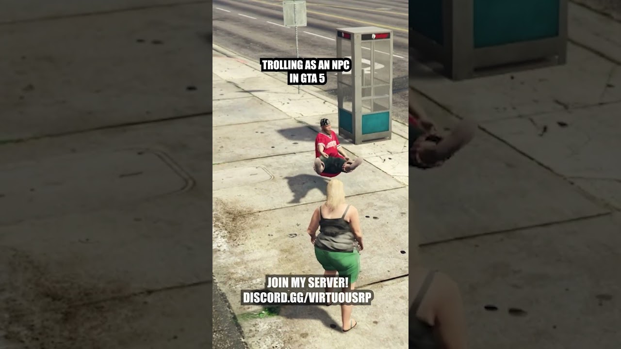 FAKE NPC Trolling in GTA 5 #gta5rp