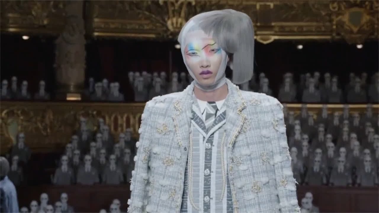 【高级定制】THOM BROWNE 2023秋冬高级定制秀 #高级定制 #时装走秀 #thombrowne