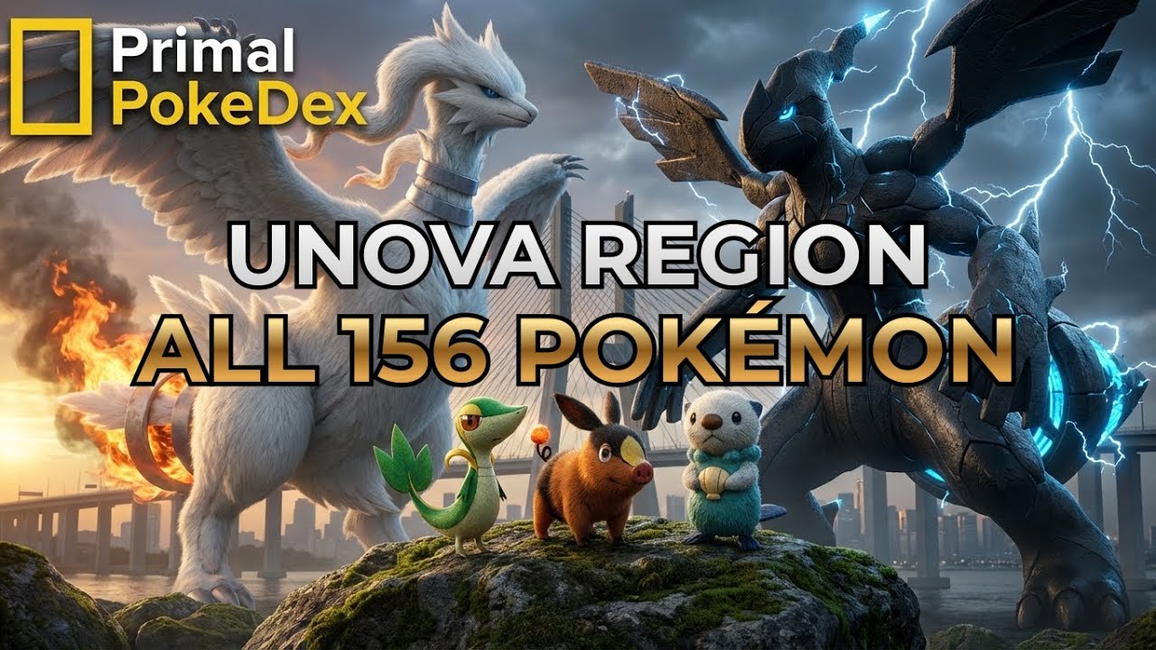 Real Life Pokémon: The Complete Unova Pokedex (Gen 5) - All 156 Species! 🏙️🐉
