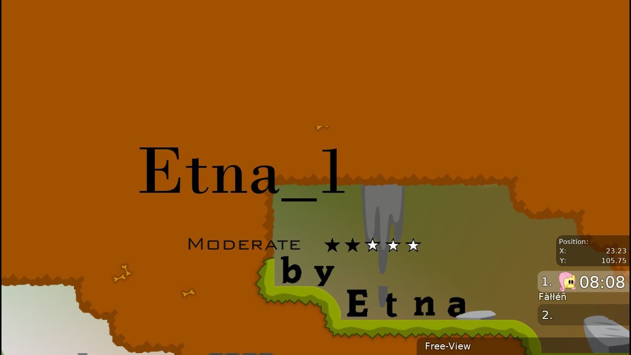DDNet ( Teeworlds ) – Etna 1 (Moderate ★★✰✰✰)