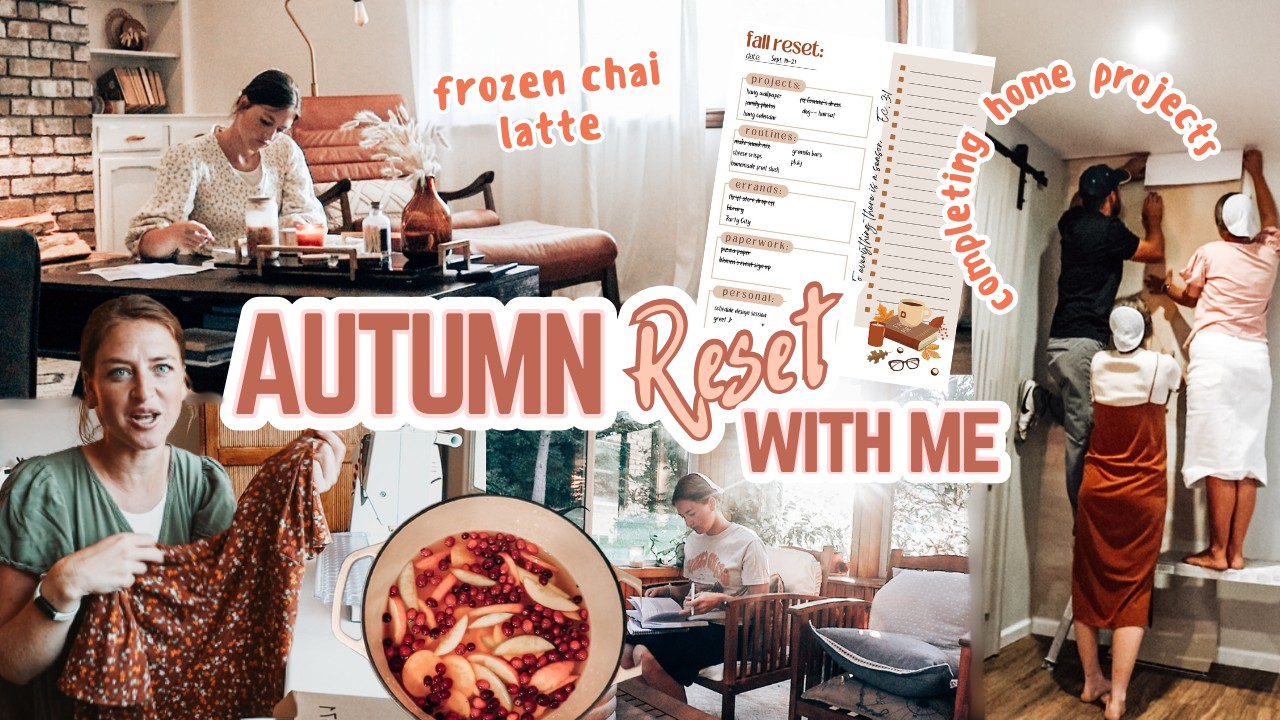 FALL RESET: Sam's Club haul, wallpaper projects, lunchbox recipes | GETTING MY LIFE TOGETHER!