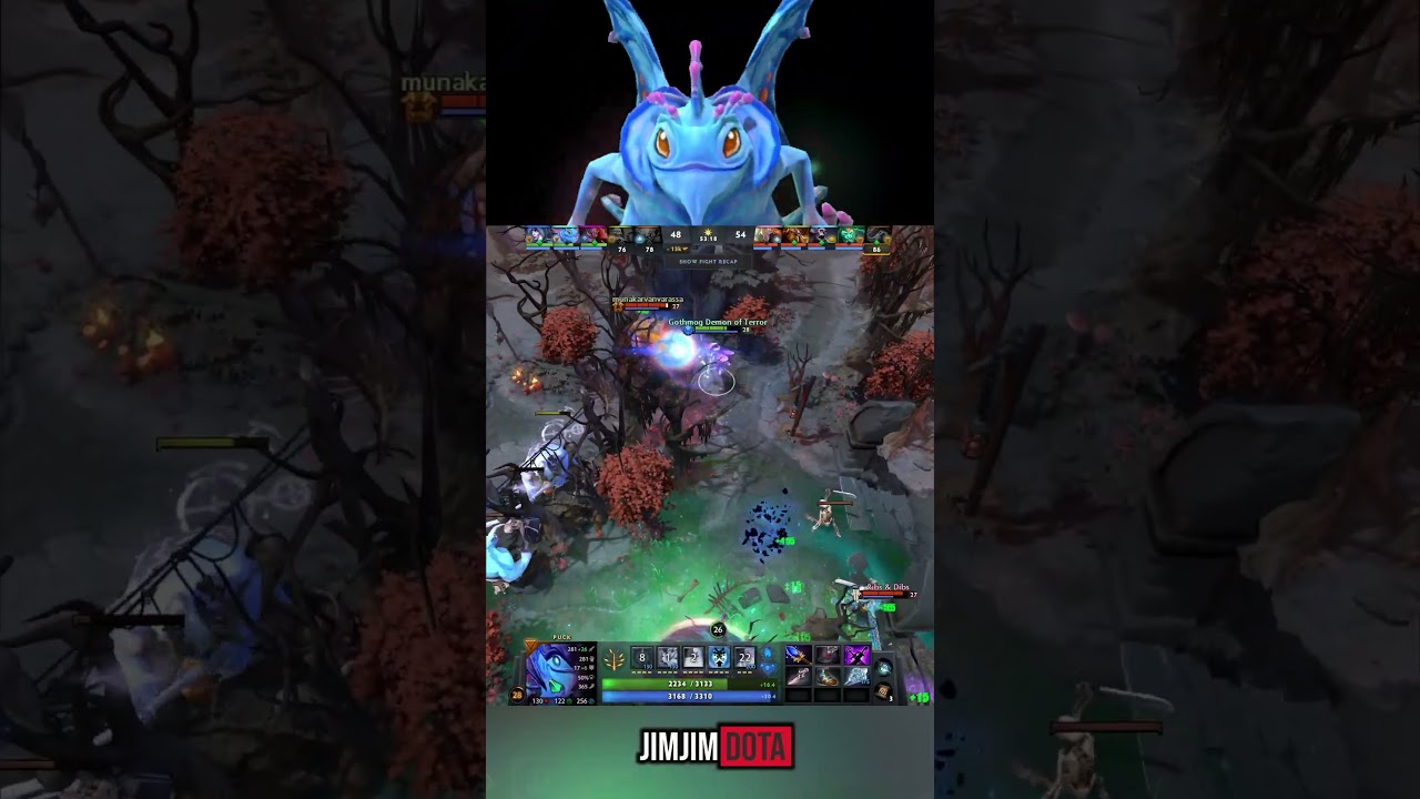 unkillable puck #dota2 #shorts #puck