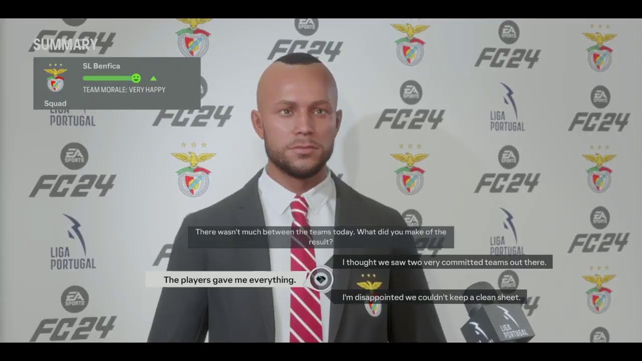 SL Benfica - Portimonense SC Liga Portugal FULL MATCH LIVE EA TV EA SPORTS FC 24