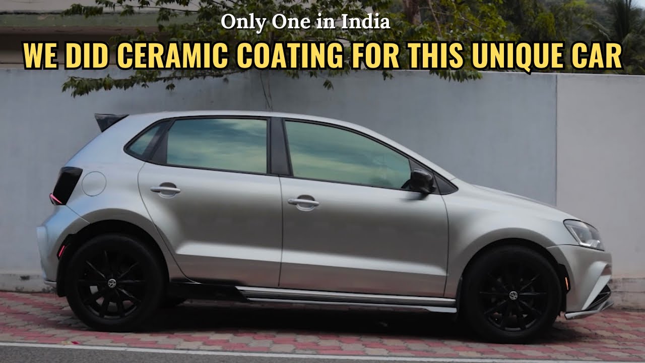 Fully Customised Polo GT with Atomic Silver paint only 1 in India | CarzSpa Vizag | Ceramic Coating
