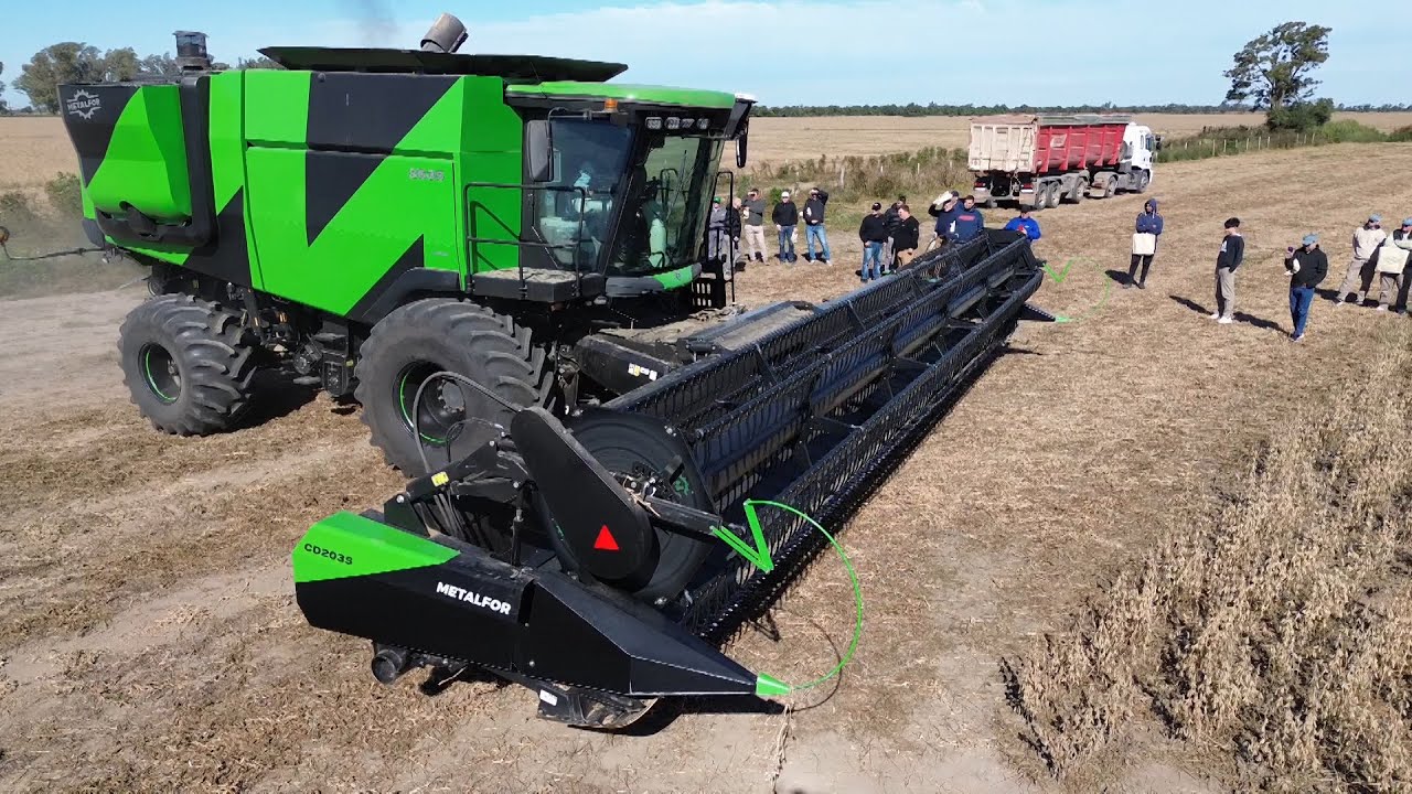 Cosechadora Metalfor 2635: dinámica a campo de Portpla