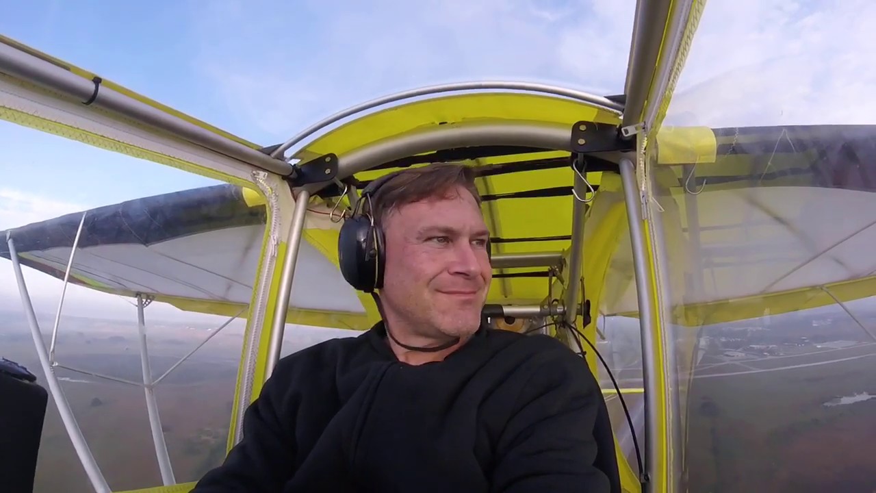 William and Doug go flying the cgs hawk arrow 1 ultralights